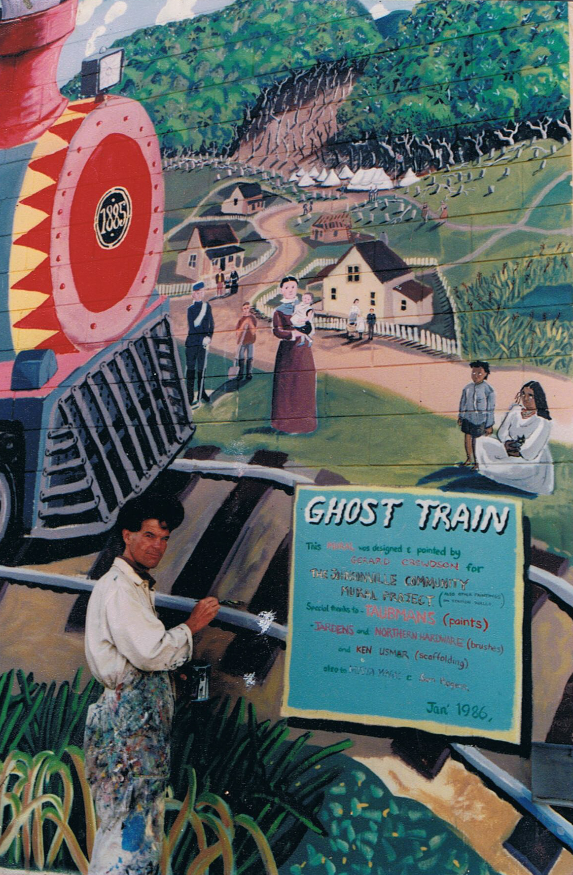 Johnsonville Train Station Mural