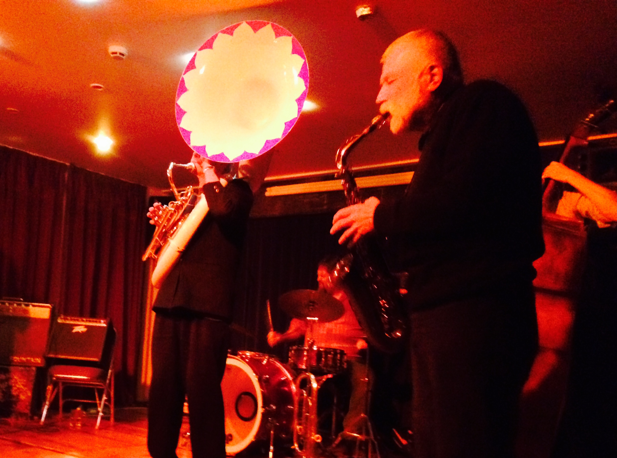 Peter Brotzmann, Gerard Crewdson, Rick Cranson, Tom Callwood at Pyramid Club, 2014.