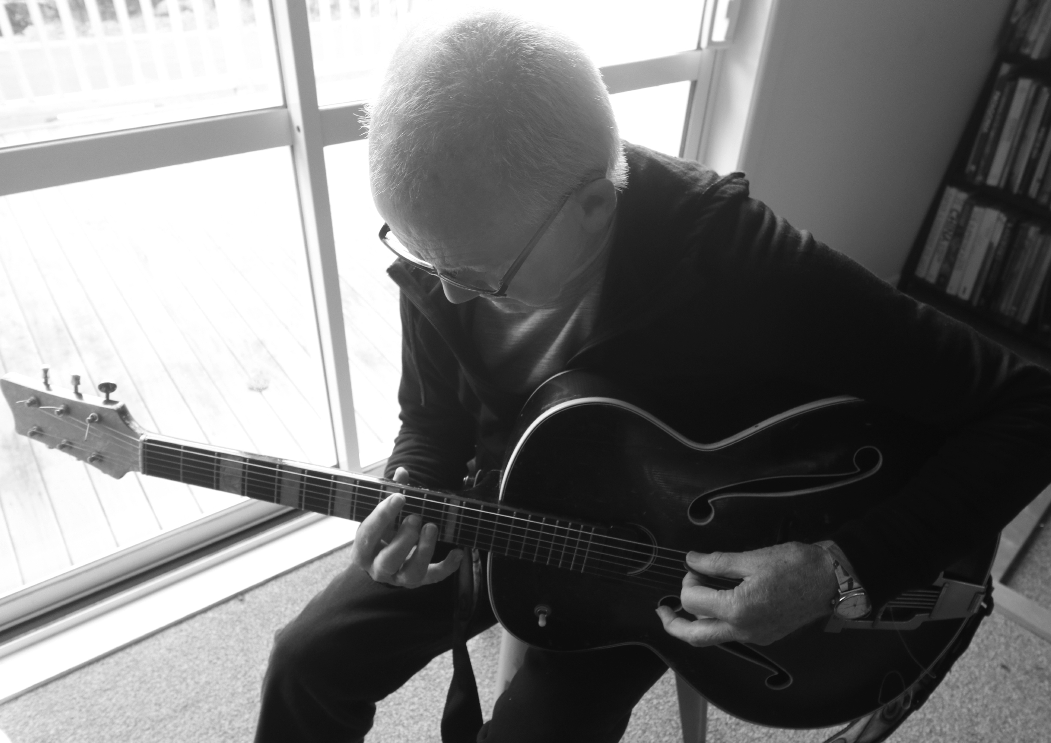 Paul playing his arch-top