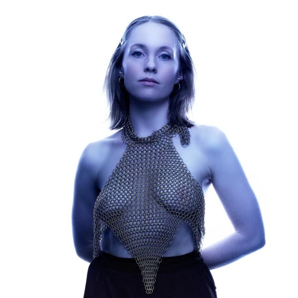 Photo of artist Flo Wilson, white background