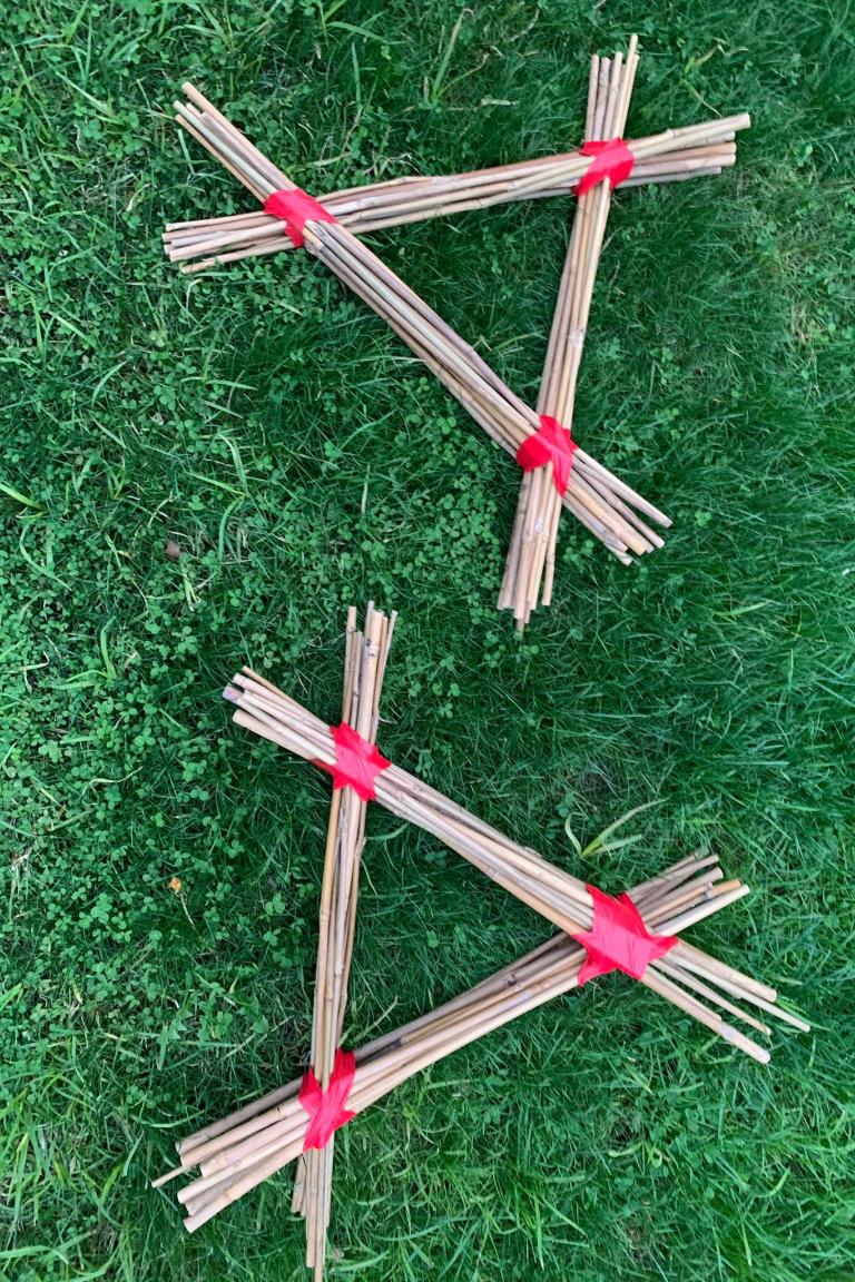 Bamboo triangles