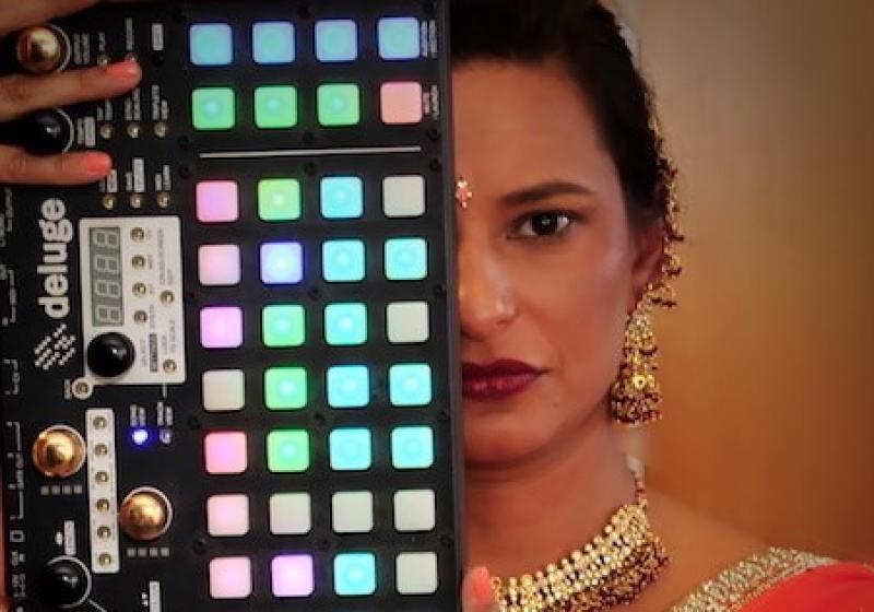 miss leading holding a deluge