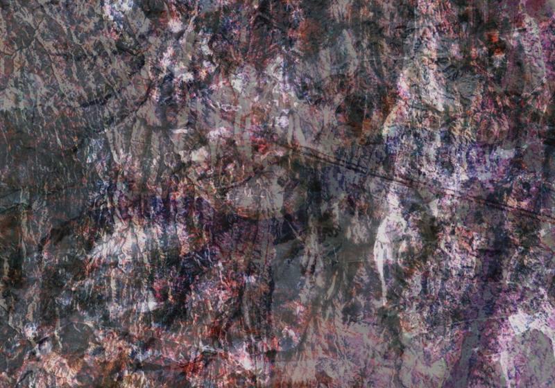 a rock wall, perhaps