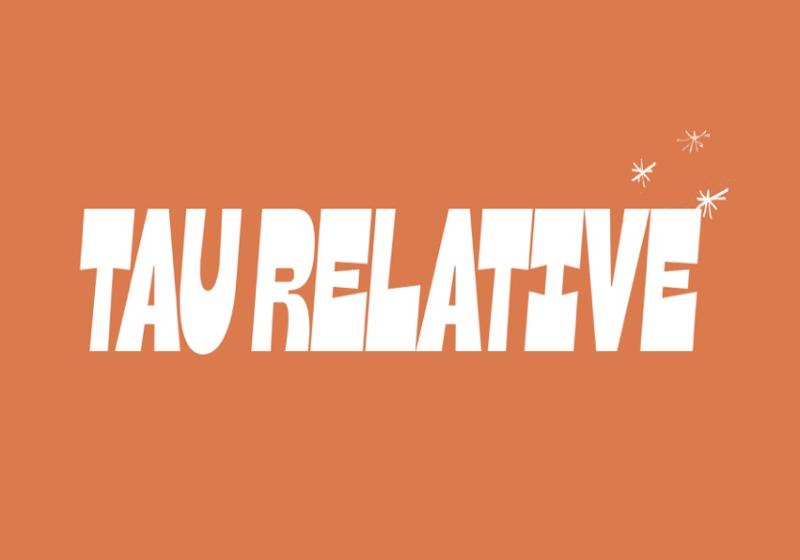 text: tau relative
