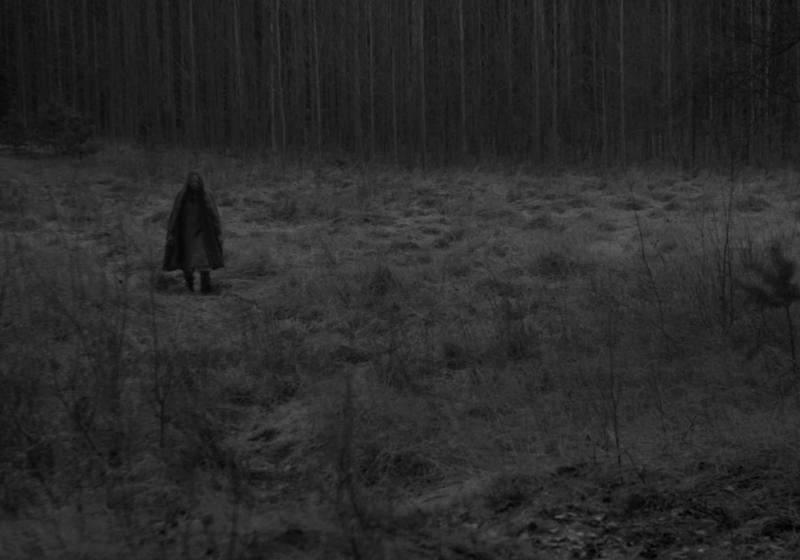 Anna Fält stands in a Nordic forrest in winter