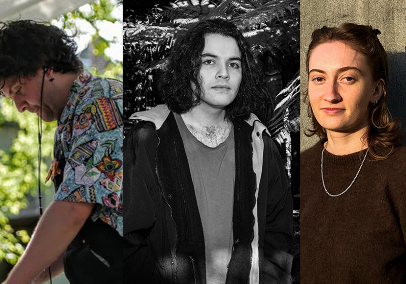 A montage of three bios, from left to right, Todd Luffa, Fern, Jess Robinson