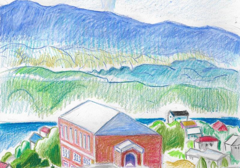 A mushroom cloud over the eastern ranges