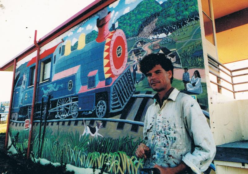 Gerard Crewdson's Johnsonville Train Station mural
