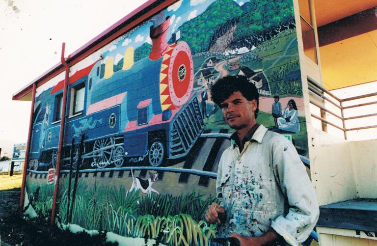 Gerard Crewdson's Johnsonville Train Station mural