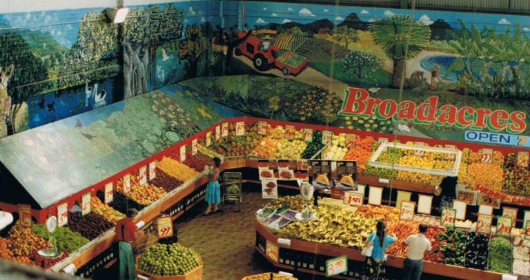 Crewdson's mural at Broadacres supermarket, Sydney (1987)