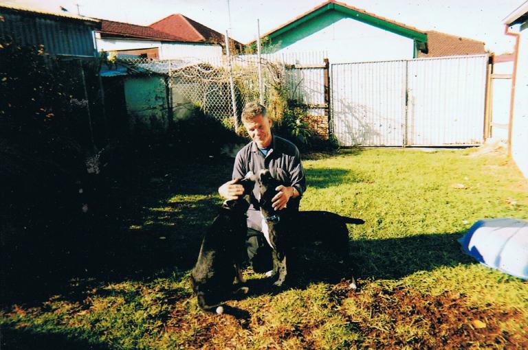 Gerard with dogs