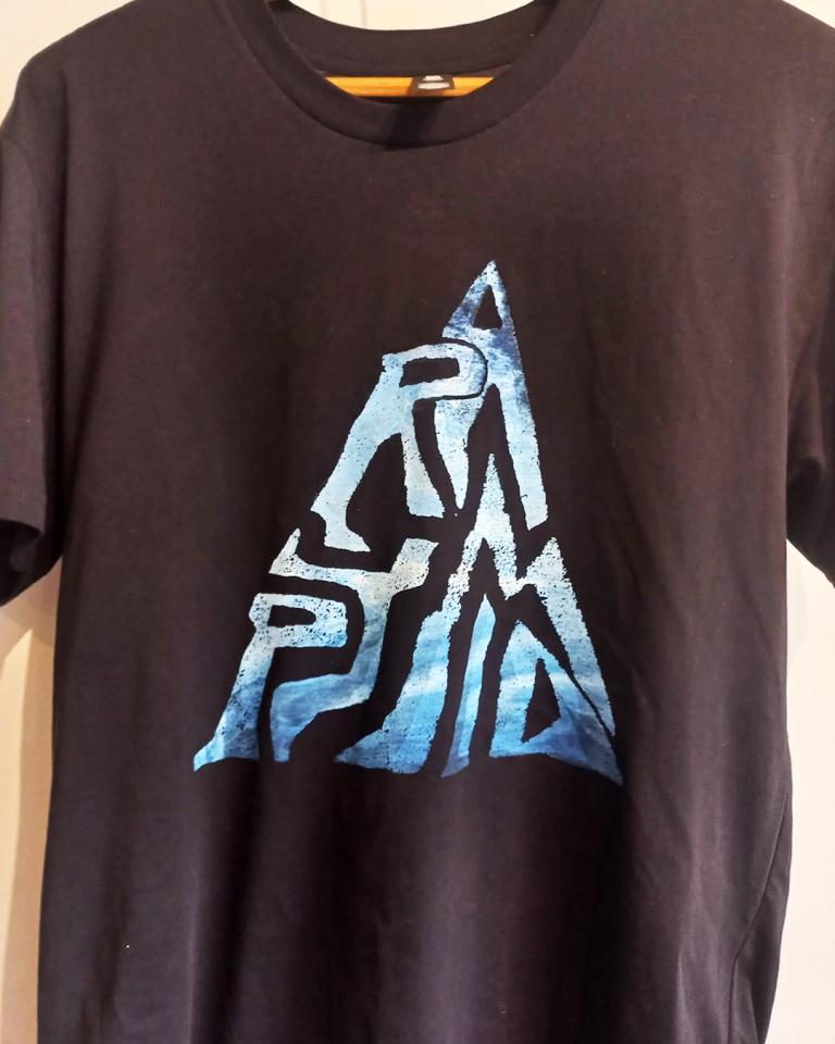 Black T with Blue image